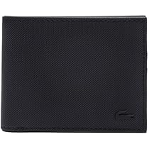 LACOSTE 二つ折り財布 ブラック　新品 LACOSTE 二つ折り財布 ブラック